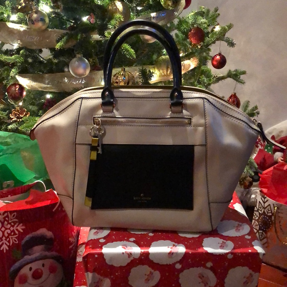 Kate Spade black and white tote!